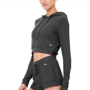 Alo Yoga Getaway Cropped Hoodie